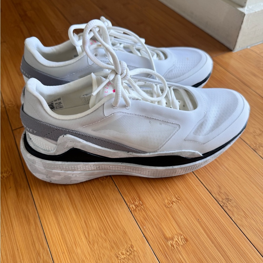 ADIDAS STELLA MCCARTNEY 
White, Black, and Gray Athletic Sneakers - Picture 2 of 6